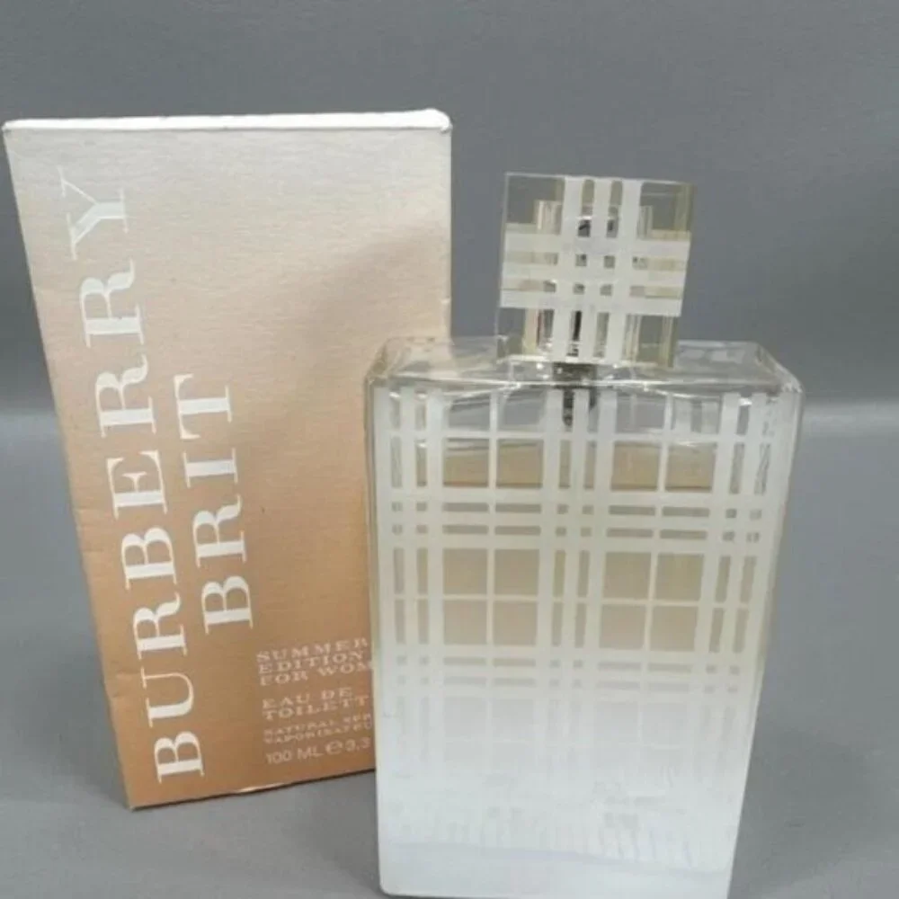 Burberry Leather Pouch Sheer & Brit Limited Set Summer Edition 3.3oz MUSK PEONY